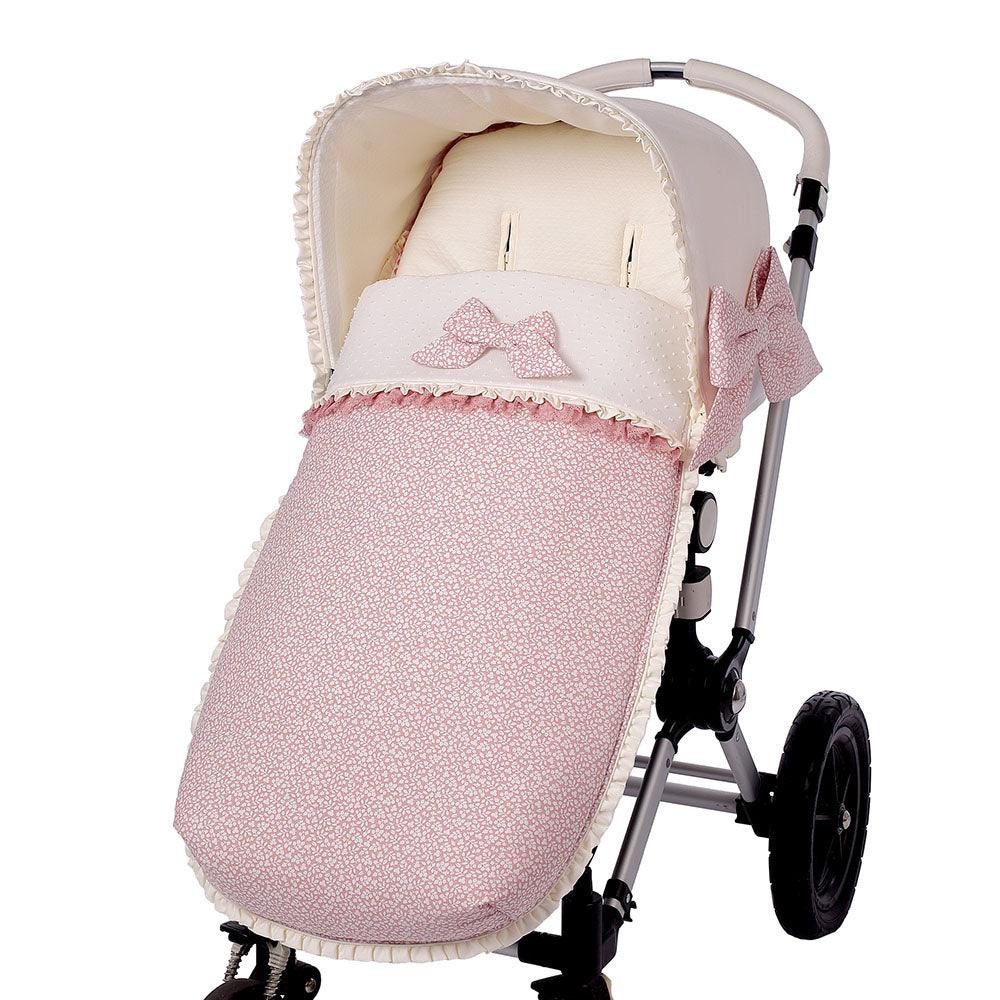 Saco para Silla de Paseo 169 Flores Plumeti Bebiti Nanetes - Nanetes #